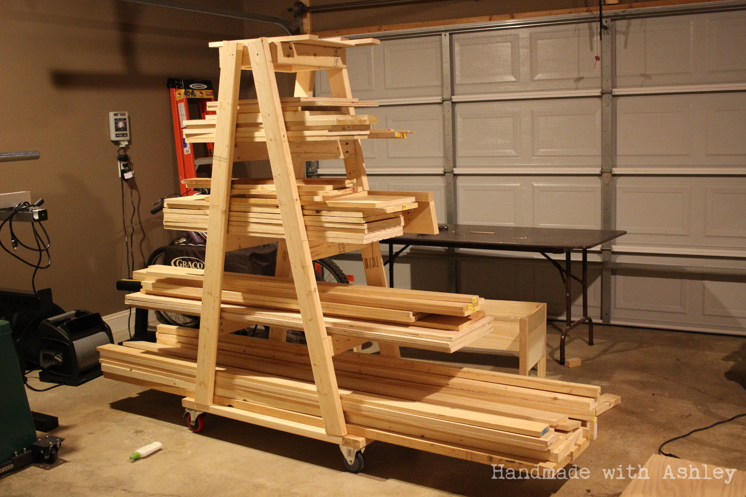 DIY Mobile Lumber Rack (Plans by Rogue Engineer 